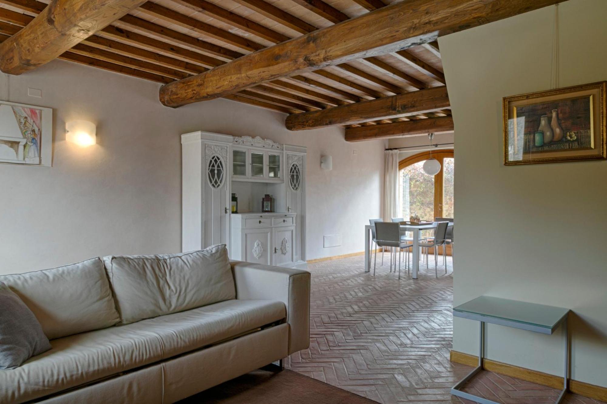 Vila Borghetto Poggio Bianco Radicondoli Pokoj fotografie